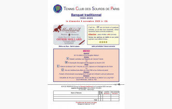 Banquet du 9 novembre 2025