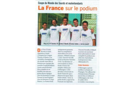 Coupe du Monde des Sourds et malentendants