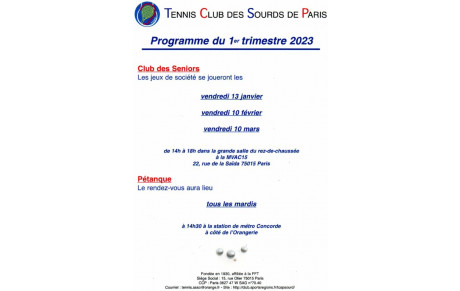 1er trimestre 2023